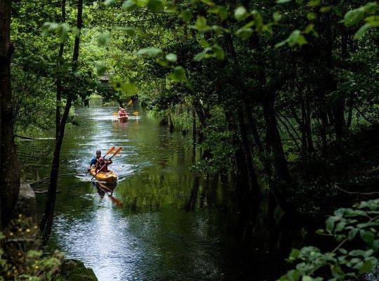 Szkolny klasowy spływ kajakowy