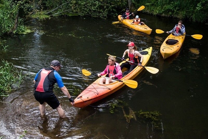 Łupawa Relax Spływ kajakowy Zawiat-Kozin przystań FAMILYday