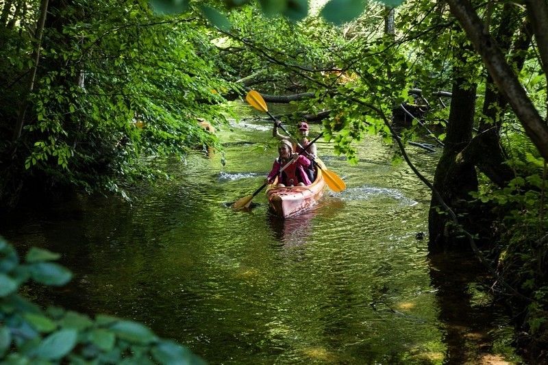 Łupawa Relax Spływ kajakowy Zawiat-Kozin przystań FAMILYday