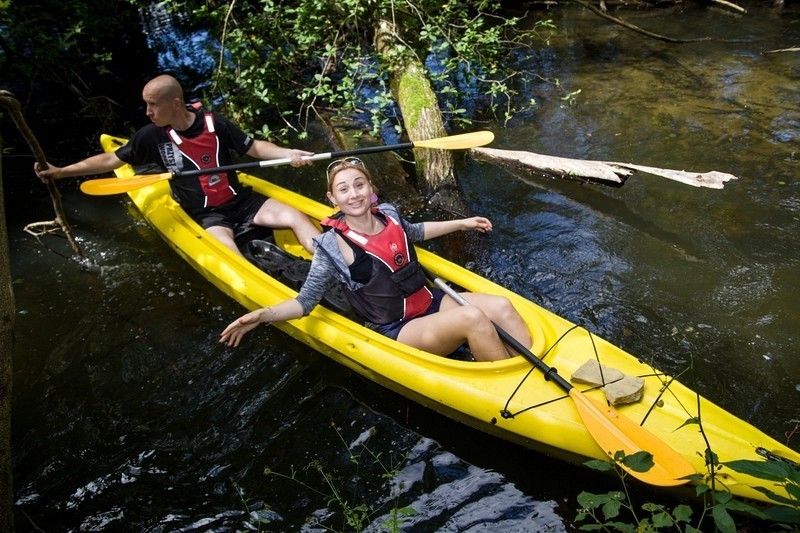 Łupawa Relax Spływ kajakowy Zawiat-Kozin przystań FAMILYday