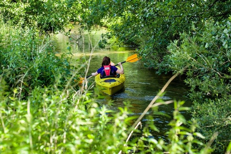 Łupawa Relax Spływ kajakowy Zawiat-Kozin przystań FAMILYday