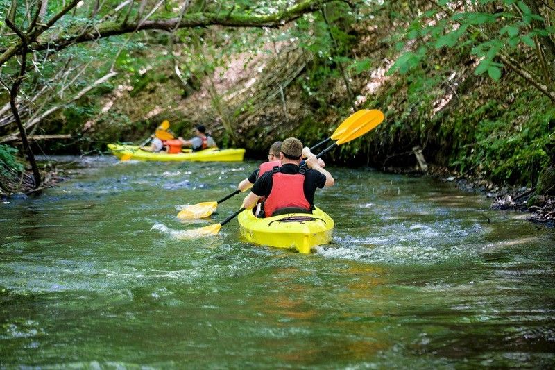 Łupawa Relax Spływ kajakowy Zawiat-Kozin przystań FAMILYday